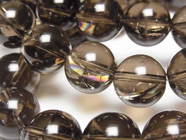 [Video] Smoky Iris Quartz AAA- Round 12mm Bracelet