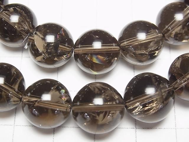[Video] Smoky Iris Quartz AAA- Round 12mm Bracelet
