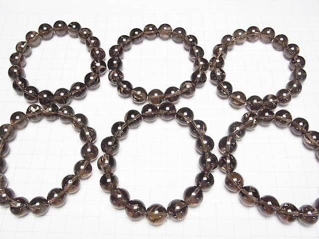 [Video] Smoky Iris Quartz AAA- Round 12mm Bracelet