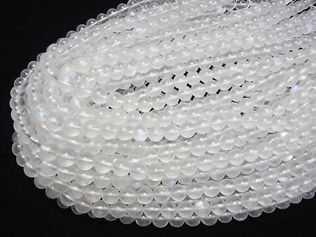 [Video] Royal Blue Moonstone AA++ Round 8mm Half or 1strand Beads (approx. 15 inches/36 cm)