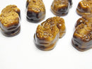 [Video] Yellow Tiger's Eye AAA- Pixiu Carving 27x15x11mm 1pair