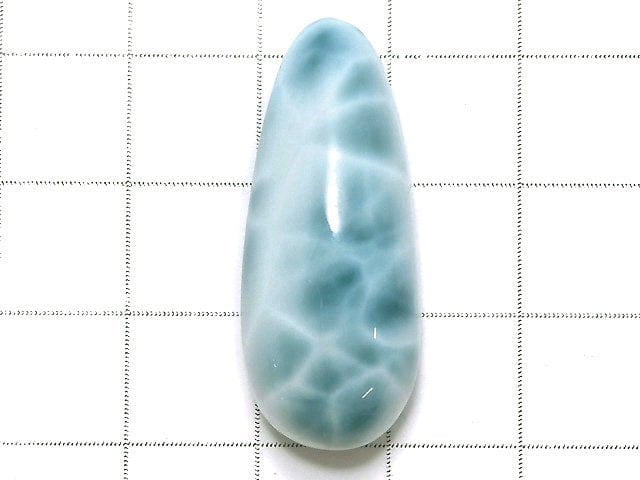 [Video][One of a kind] High quality Larimar Pectolite AAA Cabochon 1pc NO.29