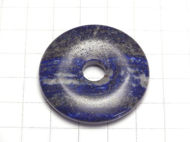 [Video] Lapislazuli AA Coin (Donut) 40x40mm 1pc