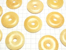 [Video] Yellow Calcite Coin (Donut) 40x40mm 1pc