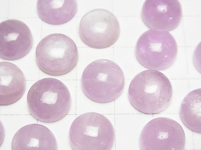 [Video]Nigeria Kunzite AA++ Round Cabochon 12x12mm 1pc