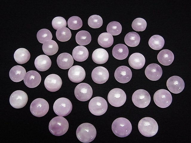 [Video]Nigeria Kunzite AA++ Round Cabochon 12x12mm 1pc