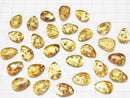 [Video] Baltic Amber Pear shape Cabochon 14x10mm 1pc