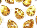 [Video] Baltic Amber Pear shape Cabochon 18x13mm 1pc