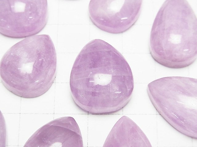 [Video]Nigerian Kunzite AA++ Pear shape Cabochon size mix 1pc