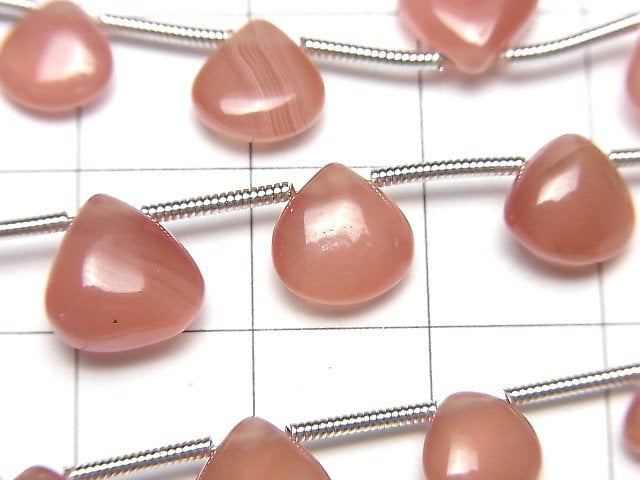 [Video] Peruvian Rhodochrosite AA++ Chestnut (Smooth) 1strand (13pcs )