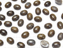 [Video] Bronzite Oval Cabochon 8x6mm 3pcs