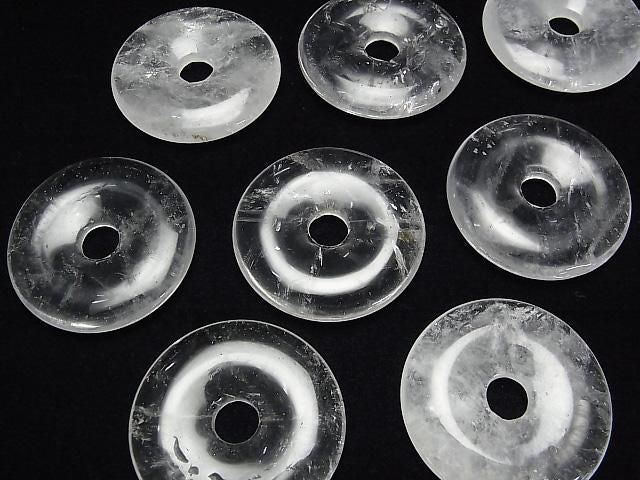 Quartz Cristal AA Pièce (Donut) 40x40mm 1pc
