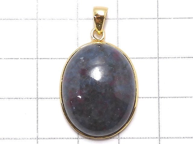 [Video][One of a kind] Ruby in Fuchsite AAA- Pendant 18KGP NO.26