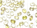 [Video]High Quality Lemon Quartz AAA Loose stone Oval Concave Cut 8x6mm 3pcs