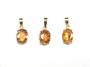 [Video] [Japan] High Quality Spessartite Garnet AAA Oval Faceted 8x6mm Pendant [18K Yellow Gold] 1pc