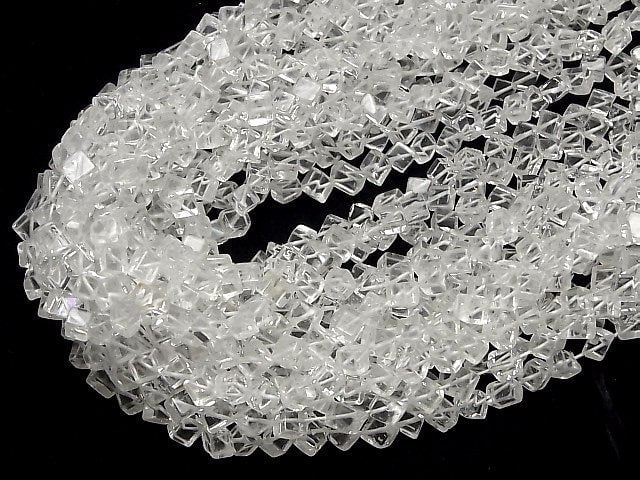 [Video] Crystal AA++ Dice 1strand beads (aprx.14inch/35cm)