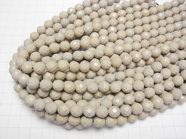 [Video] Taiwan Hokutolite Faceted Round 10mm 1/4-1strand beads (aprx.15inch/37cm)