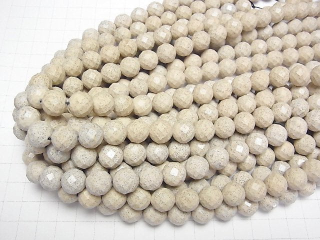 [Video] Taiwan Hokutolite Faceted Round 12mm 1/4-1strand beads (aprx.15inch/37cm)