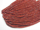 [Video] High Quality! Red Agate AAA Faceted Button Rondelle 6x6x4mm half or 1strand beads (aprx.15inch/37cm)