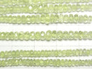 [Video]High Quality! Chrysoberyl AAA Faceted Button Rondelle 1/4 or 1strand beads (aprx.15inch/38cm)