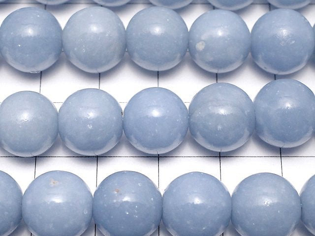 Angelite AAA Round 11mm 1strand beads (aprx.15inch/36cm)