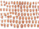 [Video] High Quality Sunstone AA++ Drop Faceted Briolette 1strand (20pcs )