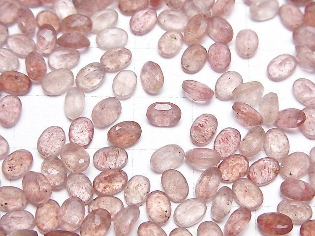 [Video]High Quality Pink Epidote AA++ Loose stone Oval Faceted 6x4mm 10pcs