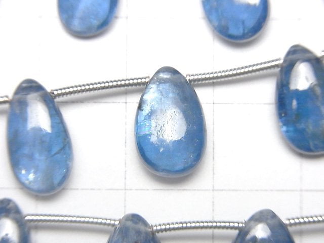 [Video] Sky Kyanite AA++ Pear shape (Smooth) half or 1strand beads (aprx.6inch/16cm)