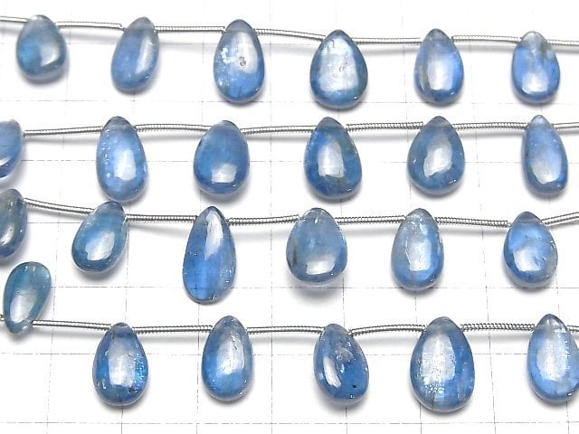 [Video] Sky Kyanite AA++ Pear shape (Smooth) half or 1strand beads (aprx.6inch/16cm)