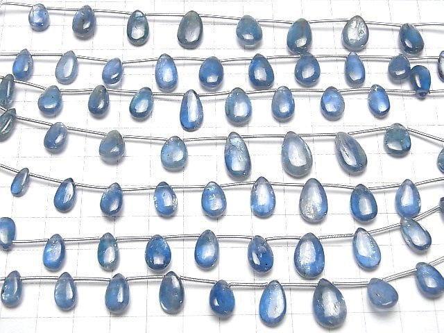 [Video] Sky Kyanite AA++ Pear shape (Smooth) half or 1strand beads (aprx.6inch/16cm)