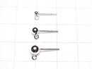 Silver925 Ring with Earstuds Earrings Round Beads [2mm][4mm][5mm] 1pair