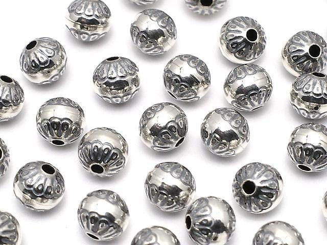 Silver925 Design Round 6mm 1pc