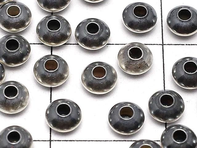 Silver925 Navajo Pearl Abacus (Rondelle) 3.3x3.3x2.0mm 10pcs