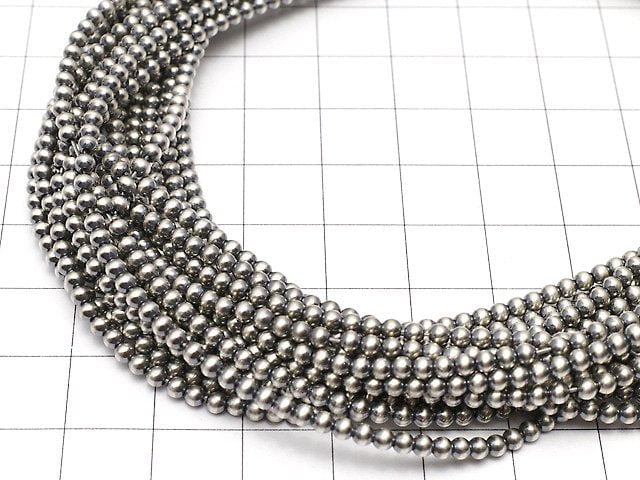 Silver925 Navahop Pearl Round 2.5mm 10pcs