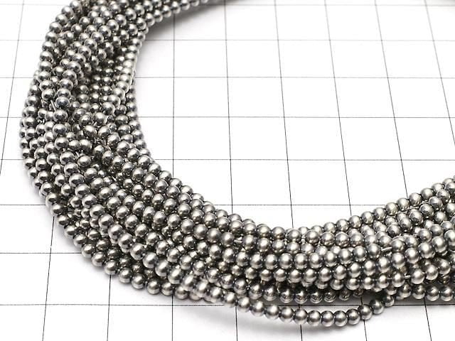 Silver925 Navajo Pearl Round 2.5mm 10pcs