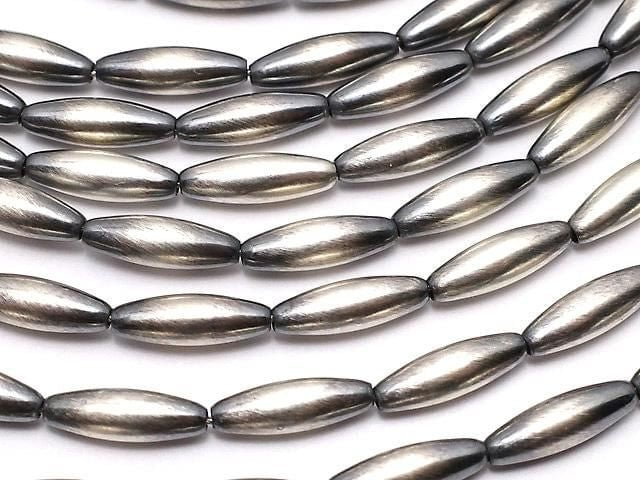 Silver925 Navajo Pearl Rice 9x3mm 2pcs