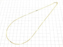 14KGF Flat Bar Cable Chain 1.0mm [40cm][45cm][50cm] Necklace 1pc