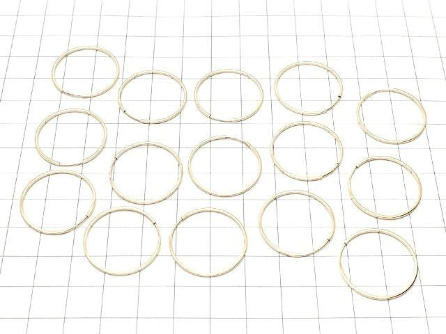 Boucles d'oreilles créoles carrées 14KGF [14mm][17mm][20mm][24mm][30mm][38mm] n° 2, 1 paire