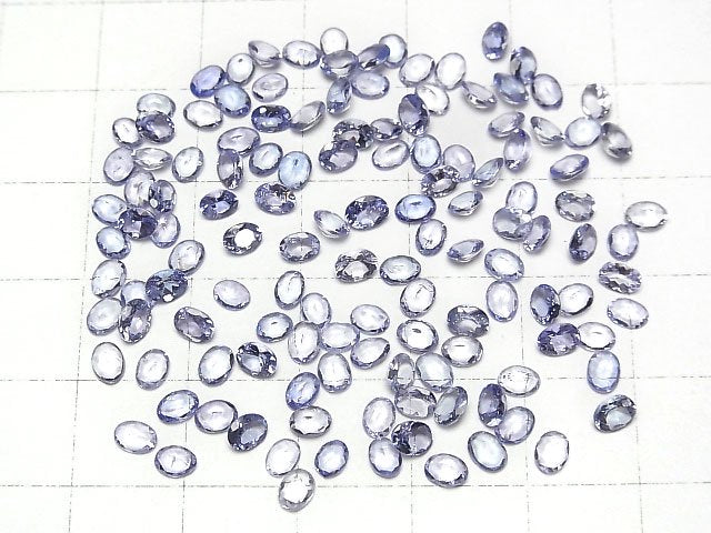 [Video]High Quality Tanzanite AAA Loose stone Oval Faceted 4x3mm 10pcs