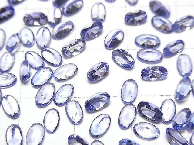 [Video]High Quality Tanzanite AAA Loose stone Oval Faceted 5x3mm 5pcs