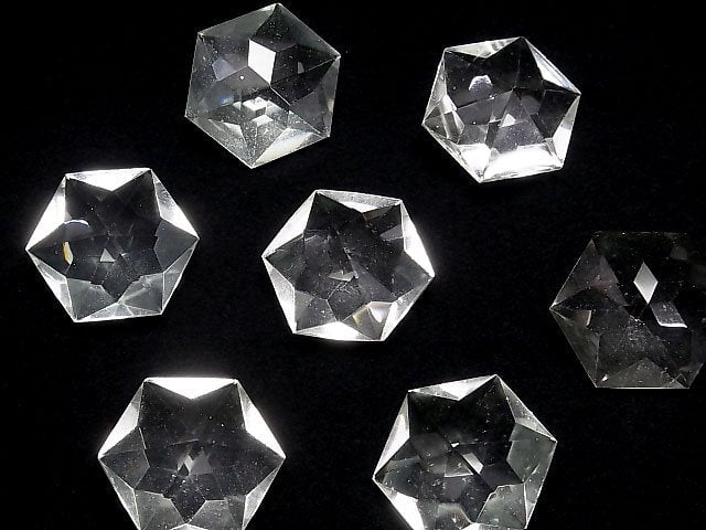 [Video]Crystal Quartz AA++ Hexagon cut 27x24mm 1pc