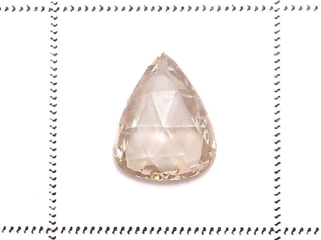 [Video][One of a kind] Light Brown Diamond Loose stone Rose Cut 1pc NO.7