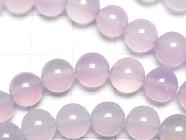 [Video]Purple Chalcedony AAA Round 8mm 1strand beads (aprx.14inch/34cm)