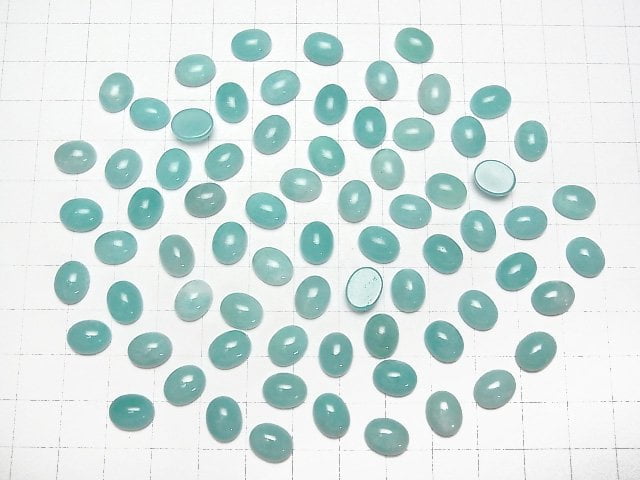 [Video] Peru Amazonite AA++ Oval Cabochon 12x10mm 1pc