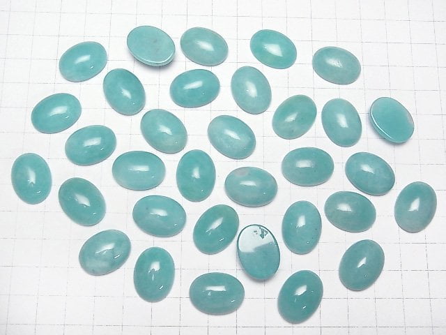 [Video] Peru Amazonite AA++ Oval Cabochon 20x15mm 1pc