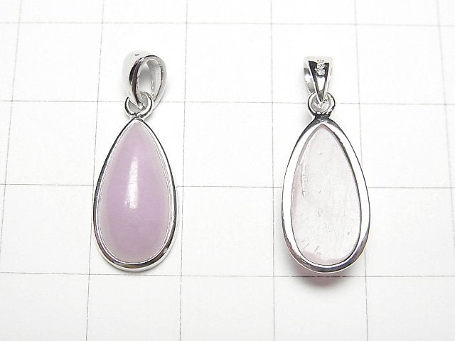 [Video]Kunzite AA++ Pear shape 17x10mm Pendant Silver925 1pc