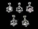 [Video]Crystal in Quartz 8mm ball with star shape Moldavite Pendant Silver925 1pc