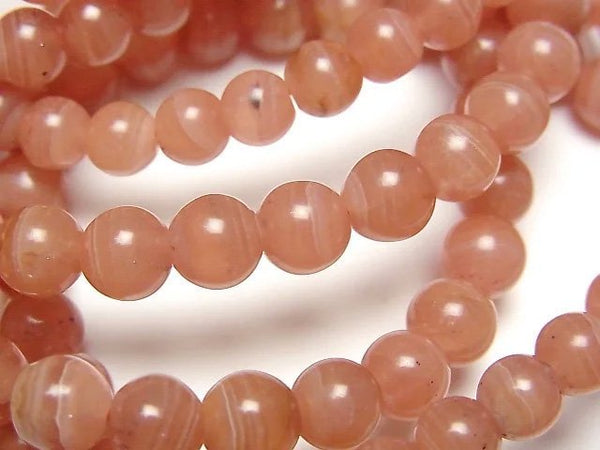 Rhodochrosite Gemstone Beads