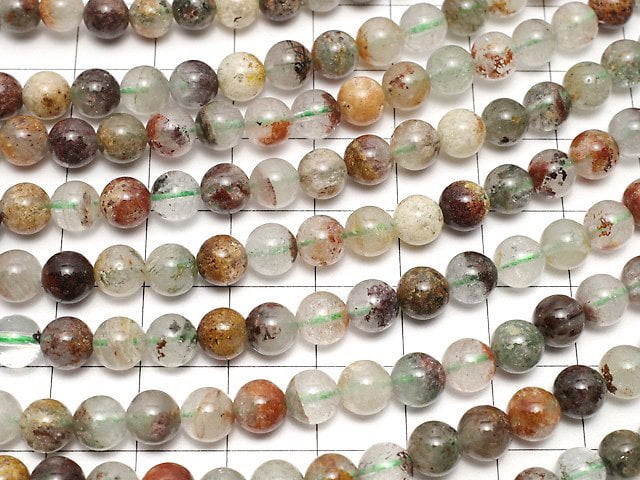 [Video] Garden Quartz AA++ Round 6mm 1strand beads (aprx.15inch/37cm)