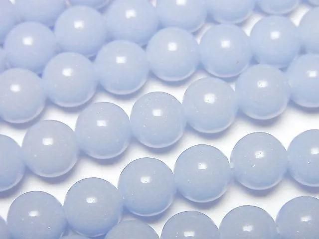 [Video] Blue Luminous Glow Stone Round 8mm 1-strand beads (approx. 15 inches/37 cm)